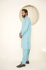 Stitched All Season Blended Ban Suit - Skyline