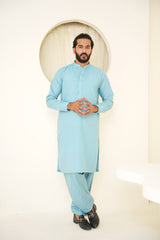 Stitched All Season Blended Ban Suit - Skyline
