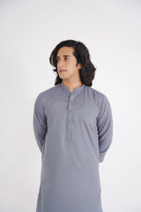 Stitched All Season Blended Ban Suit - Grey
