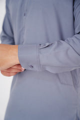 Stitched All Season Blended Ban Suit - Grey